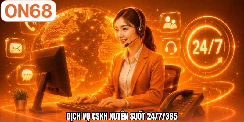 Dịch vụ CSKH xuyên suốt 24/7/365