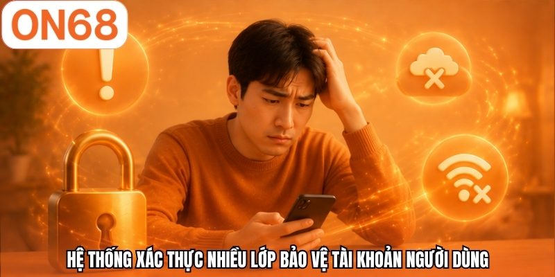 Hệ thống xác thực nhiều lớp bảo vệ tài khoản người dùng
