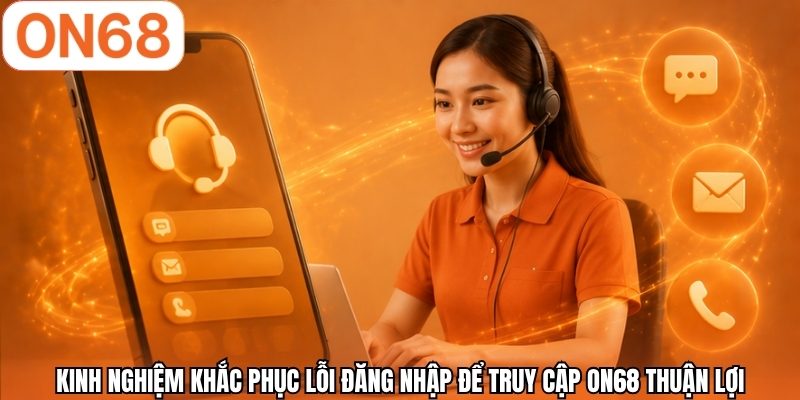 Kinh nghiệm khắc phục lỗi đăng nhập để truy cập ON68 thuận lợi