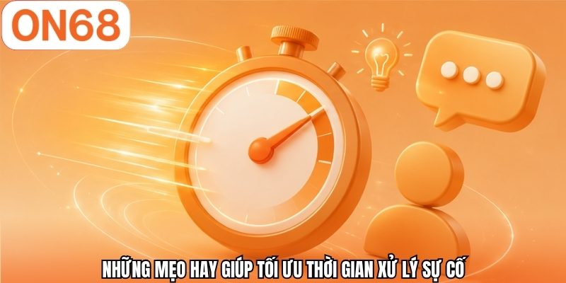 Những mẹo hay giúp tối ưu thời gian xử lý sự cố