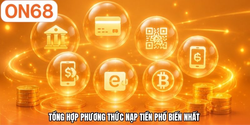 Tổng hợp phương thức nạp tiền phổ biến nhất 