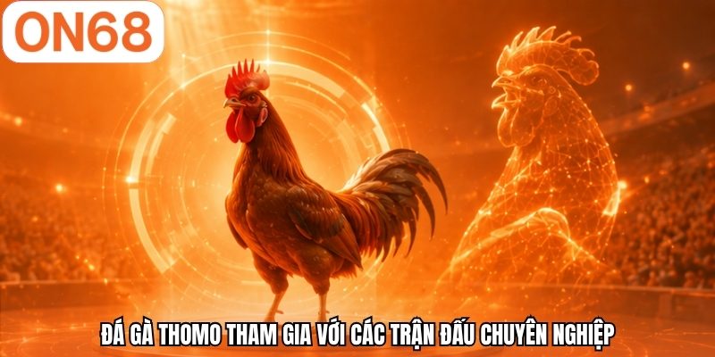 Đá gà Thomo tham gia với các trận đấu chuyên nghiệp
