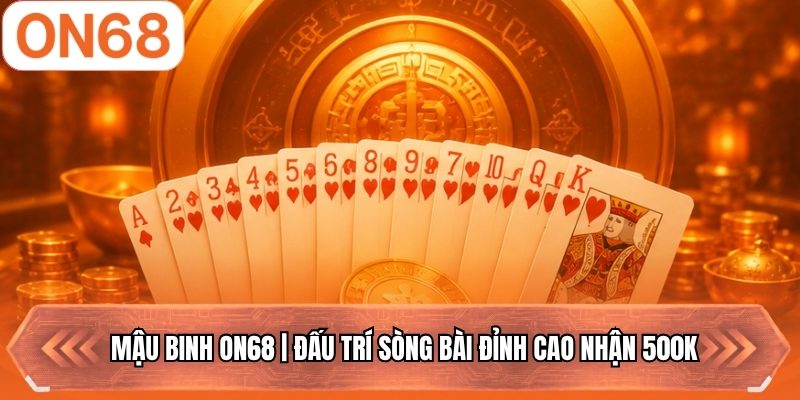 Mậu Binh ON68 | Đấu Trí Sòng Bài Đỉnh Cao Nhận 500K
